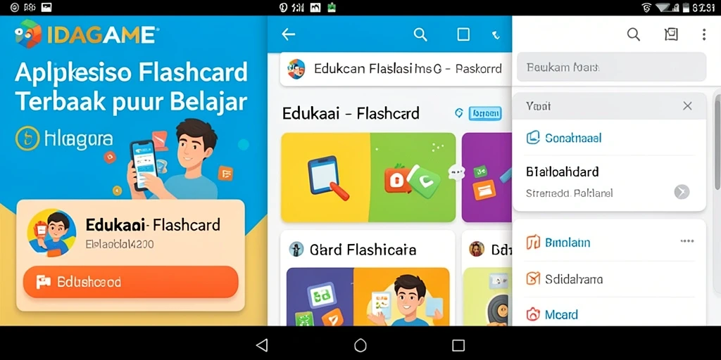 Antarmuka aplikasi IDAGAME yang menarik dan mudah digunakan.