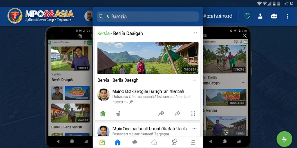 Tampilan antarmuka aplikasi MPO88ASIA yang menarik dan informatif.
